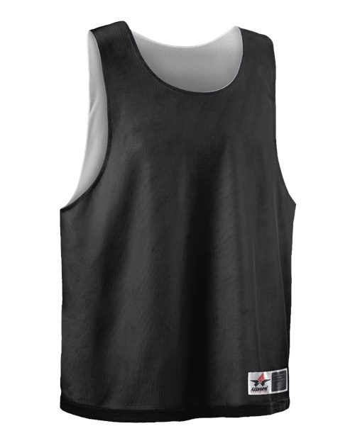 Alleson Athletic Women's Lacrosse Reversible Pinnie - Black/ White