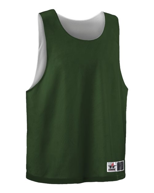 Alleson Athletic Youth Lacrosse Reversible Pinnie - Forest/ White