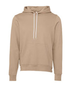 BELLA + CANVAS Unisex Sponge Fleece Hoodie Sweatshirt (Part 4 of 4) - Tan