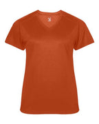 Badger Women's  Ultimate SoftLock™ V-Neck T-Shirt - Burnt Orange