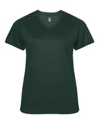 Badger Women's  Ultimate SoftLock™ V-Neck T-Shirt - Forest