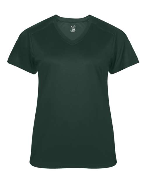 Badger Women's  Ultimate SoftLock™ V-Neck T-Shirt - Forest