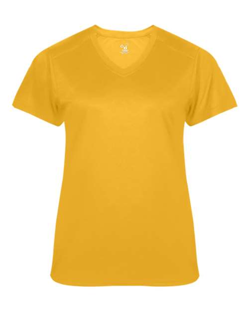 Badger Women's  Ultimate SoftLock™ V-Neck T-Shirt - Gold