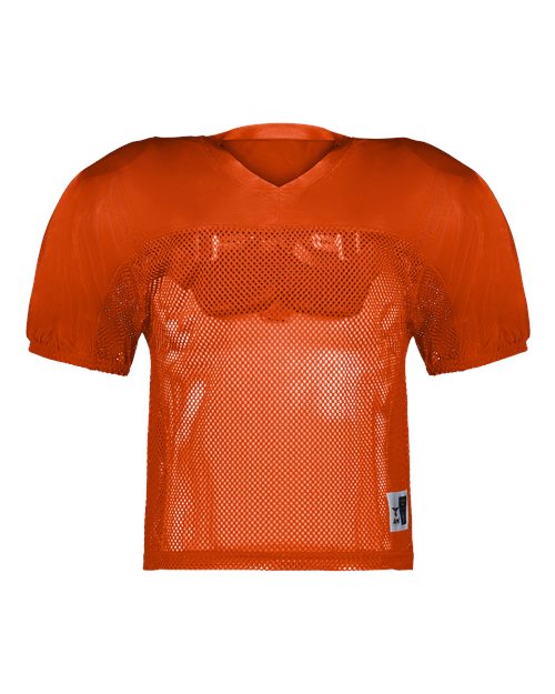 Alleson Athletic Men's Practice Mesh Football Jersey - Burnt Orange