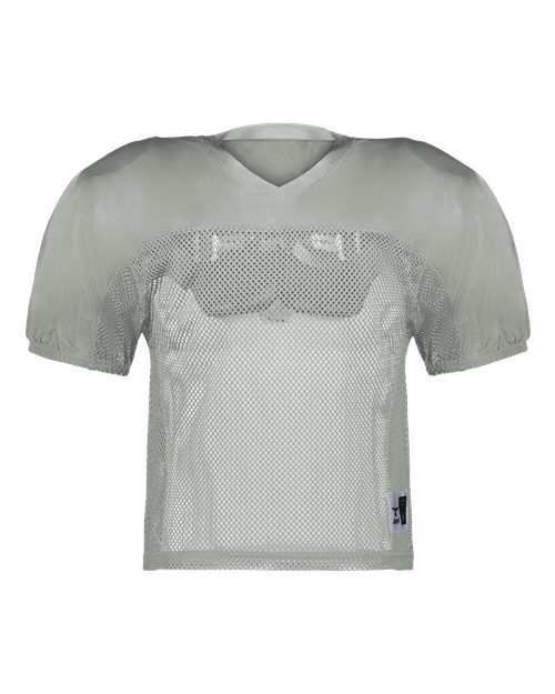 Alleson Athletic Men's Practice Mesh Football Jersey - Silver