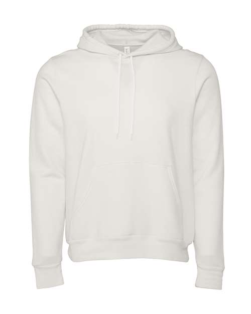 BELLA + CANVAS Unisex Sponge Fleece Hoodie Sweatshirt (Part 4 of 4) - Vintage White