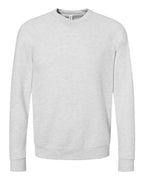 BELLA + CANVAS Unisex Sponge Fleece Raglan Crewneck Sweatshirt (Part 1 of 3) - Ash