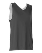 Alleson Athletic Men's Reversible Tank - Charcoal/ White