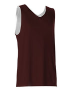 Alleson Athletic Men's Reversible Tank - Maroon/ White