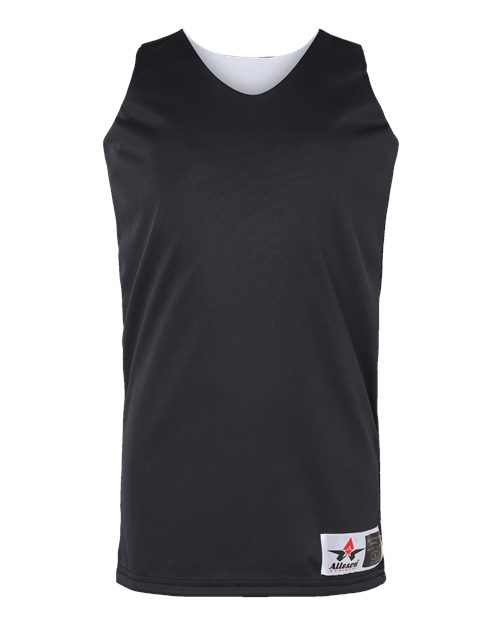 Alleson Athletic Youth Reversible Tank - Black/ White