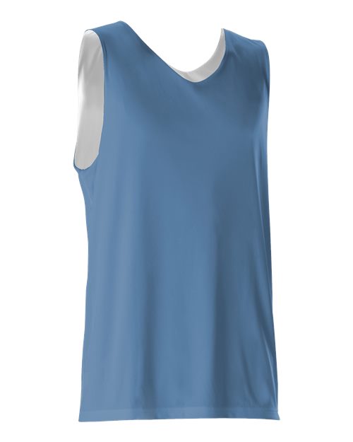 Alleson Athletic Youth Reversible Tank - Columbia Blue/ White