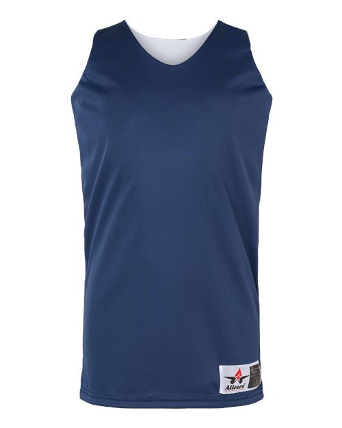 Alleson Athletic Youth Reversible Tank - Navy/ White