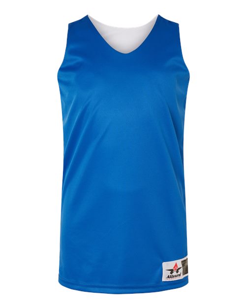 Alleson Athletic Youth Reversible Tank - Royal/ White