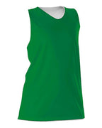 Alleson Athletic Women's Reversible Racerback Tank - Kelly/ White