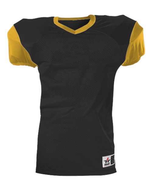 Alleson Athletic Youth Pro Game Football Jersey (Part 1 of 2) - Black/ Gold