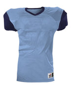 Alleson Athletic Youth Pro Game Football Jersey (Part 1 of 2) - Columbia Blue/ Navy