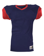 Alleson Athletic Youth Pro Game Football Jersey (Part 1 of 2) - Navy/ Red