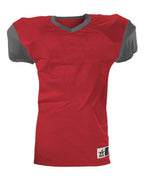 Alleson Athletic Youth Pro Game Football Jersey (Part 2 of 2) - Red/ Charcoal