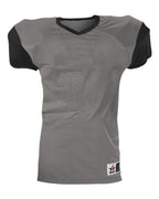 Alleson Athletic Youth Pro Game Football Jersey (Part 2 of 2) - Silver/ Black
