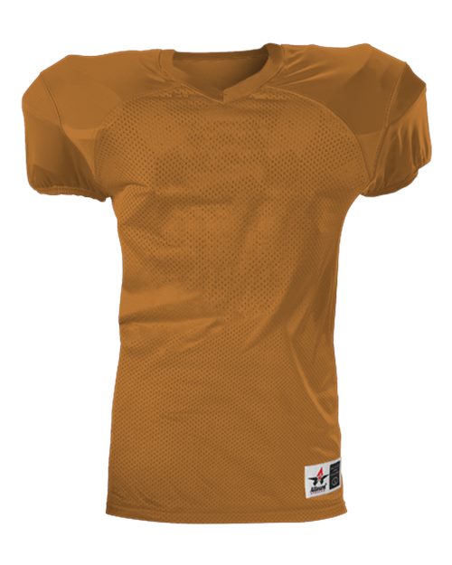 Alleson Athletic Youth Pro Game Football Jersey (Part 2 of 2) - Texas Orange/ White