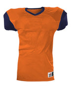 Alleson Athletic Youth Pro Game Football Jersey (Part 2 of 2) - Orange/ Navy