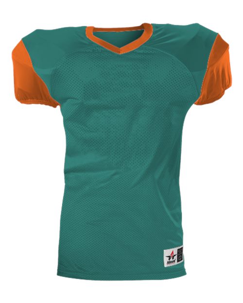 Alleson Athletic Youth Pro Game Football Jersey (Part 2 of 2) - Texas Orange