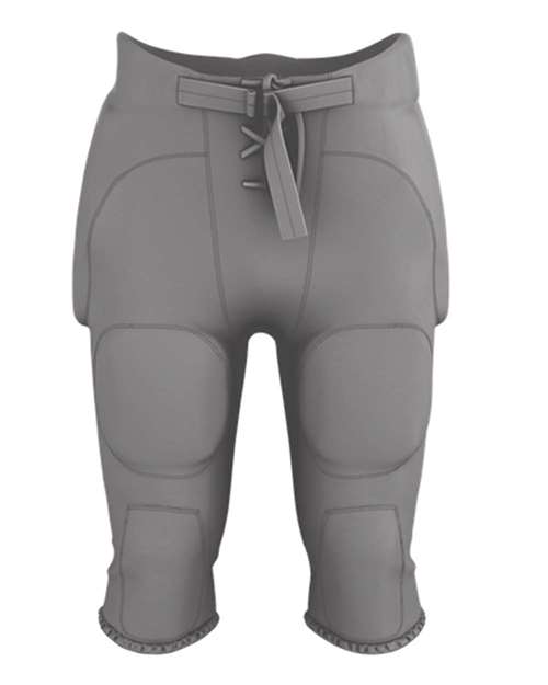 Alleson Athletic Youth Integrated Football Pants - Charcoal