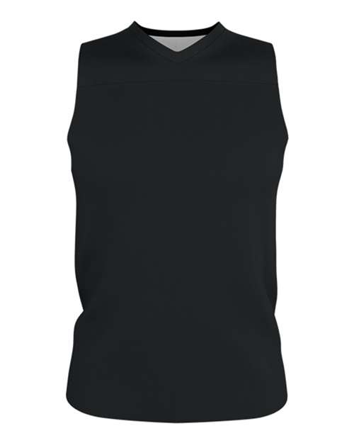 Alleson Athletic Men's Blank Reversible Game Jersey - Black/ White
