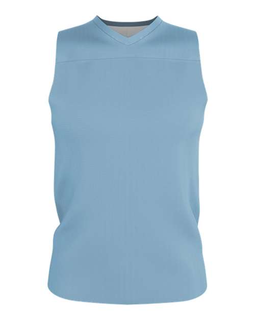 Alleson Athletic Men's Blank Reversible Game Jersey - Sky Blue/ White