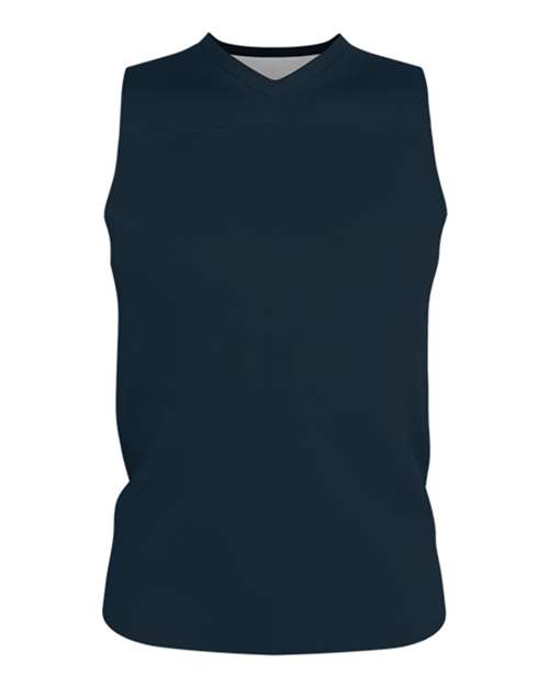 Alleson Athletic Men's Blank Reversible Game Jersey - Navy/ White
