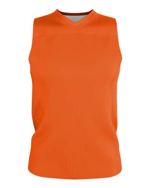 Alleson Athletic Men's Blank Reversible Game Jersey - Orange/ White