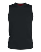 Alleson Athletic Youth Blank Reversible Game Jersey - Black/ Red