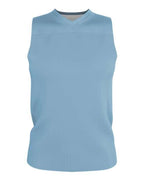 Alleson Athletic Youth Blank Reversible Game Jersey - Columbia Blue/ White