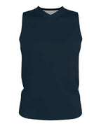 Alleson Athletic Youth Blank Reversible Game Jersey - Navy/ White