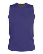 Alleson Athletic Youth Blank Reversible Game Jersey - Purple/ Gold