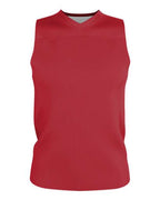 Alleson Athletic Youth Blank Reversible Game Jersey - Red/ White