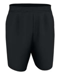 Alleson Athletic Youth Blank Game Shorts - Black/ Red