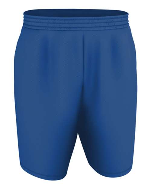 Alleson Athletic Youth Blank Game Shorts - Royal/ White