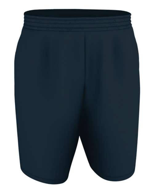 Alleson Athletic Youth Blank Game Shorts - Navy/ White