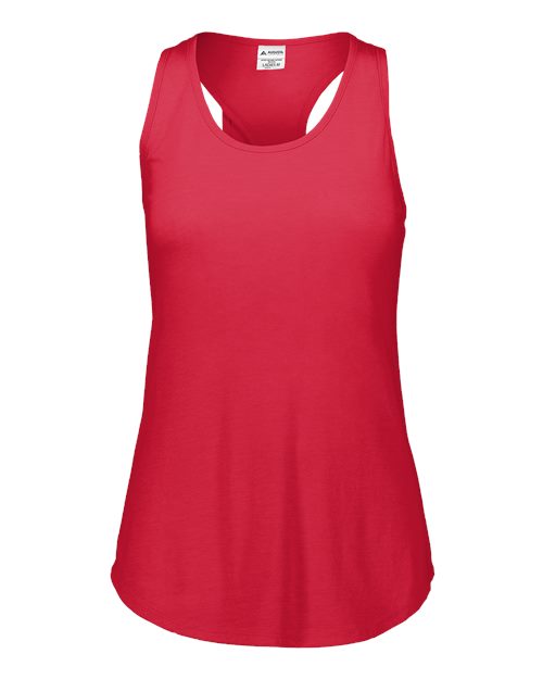 Augusta Sportswear Girls' Lux Triblend Tank Top - Red Heather