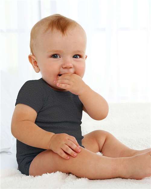 Boxercraft Infant Baby Essential Bodysuit - Charcoal