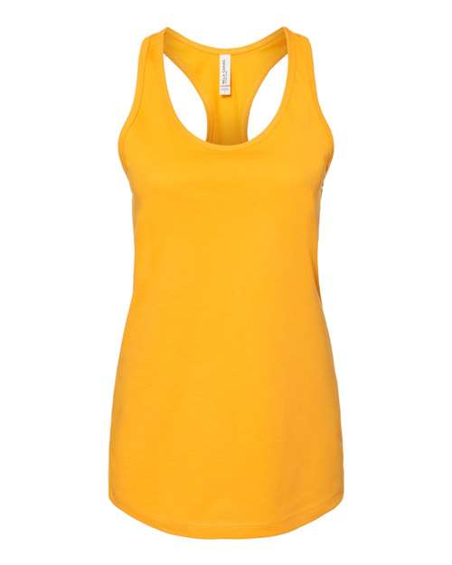BELLA + CANVAS Women's Jersey Racerback Tank - Gold
