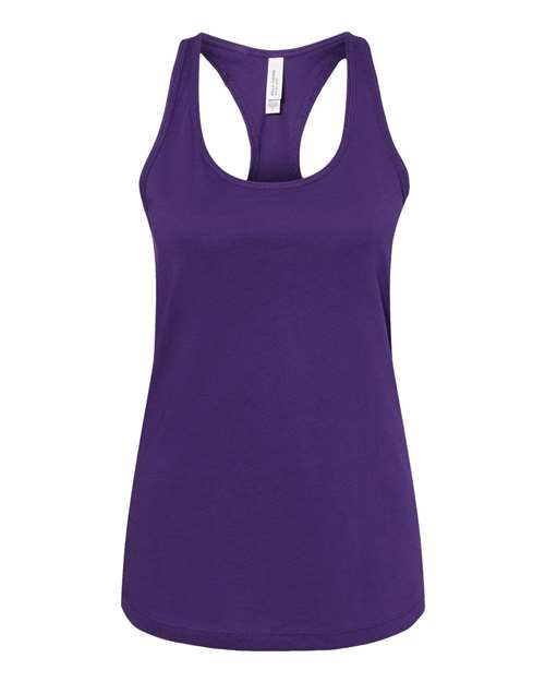BELLA + CANVAS Women's Jersey Racerback Tank - Team Purple