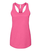BELLA + CANVAS Women's Jersey Racerback Tank - Charity Pink