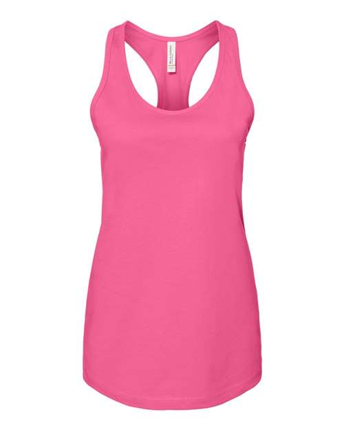 BELLA + CANVAS Women's Jersey Racerback Tank - Charity Pink