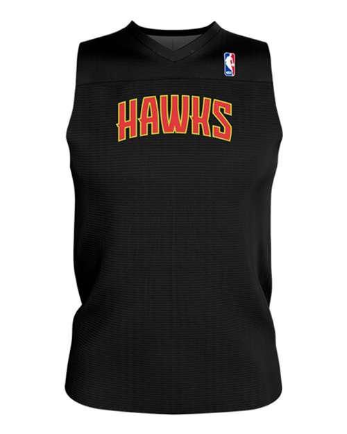 Alleson Athletic Men's NBA Logo'd Reversible Game Jersey (Part 1 of 2) - Atlanta Hawks