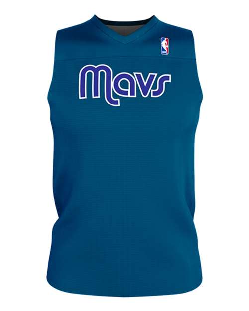 Alleson Athletic Men's NBA Logo'd Reversible Game Jersey (Part 1 of 2) - Dallas Mavericks