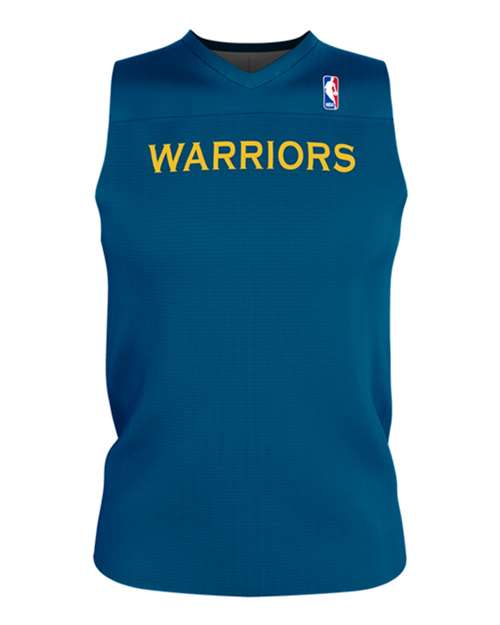 Alleson Athletic Men's NBA Logo'd Reversible Game Jersey (Part 1 of 2) - Golden State Warriors