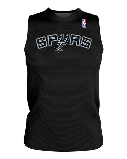 Alleson Athletic Men's NBA Logo'd Reversible Game Jersey (Part 2 of 2) - San Antonio Spurs