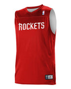 Alleson Athletic Youth NBA Logo'd Reversible Game Jersey - Houston Rockets